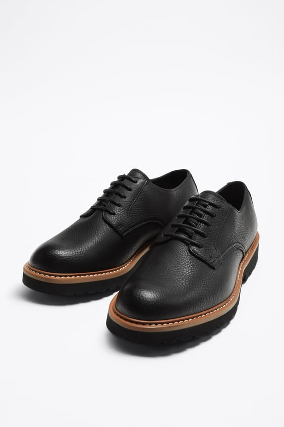 Zara chunky lace up shoe