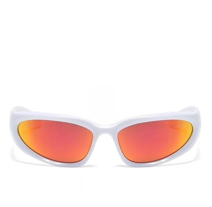 Geometric frame glasses