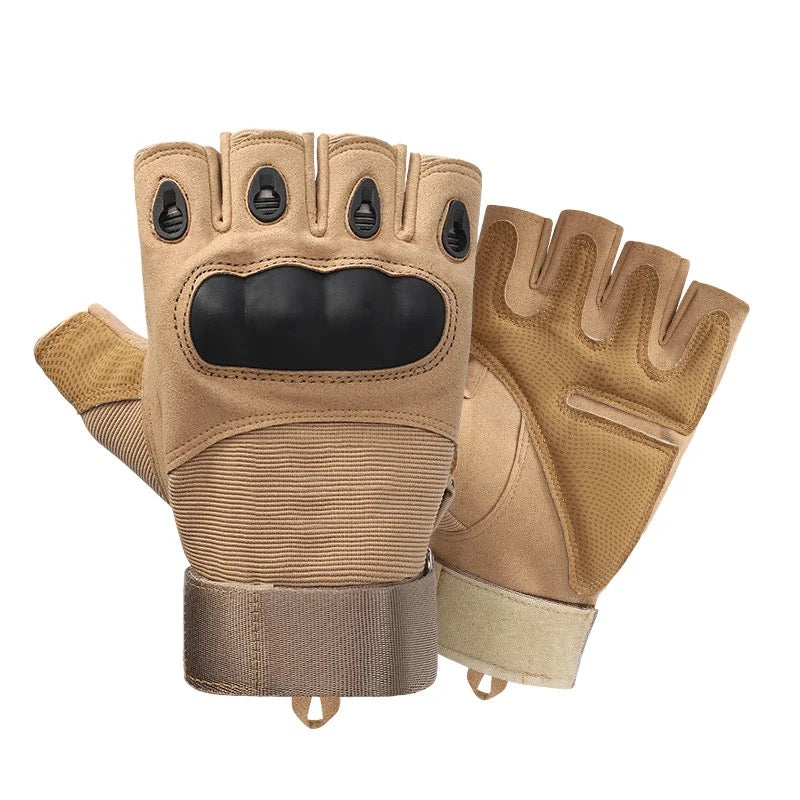 Tactical hardened knuckle gloves