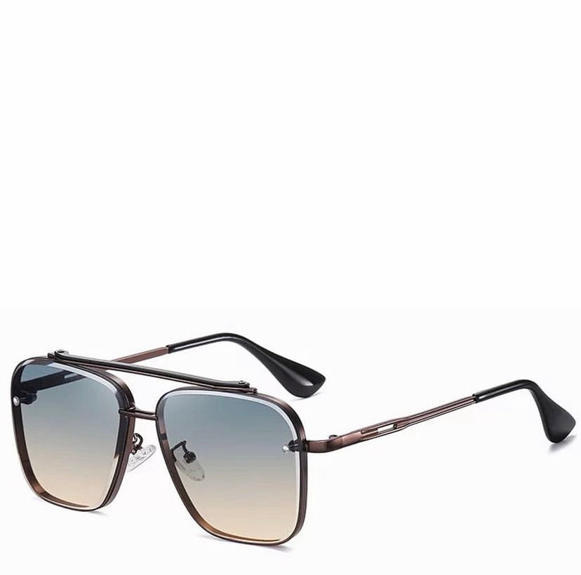 Metal black frame glasses