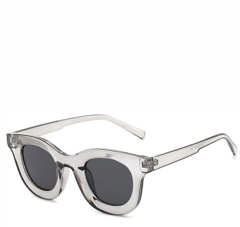 Round acrylic frame sunglasses