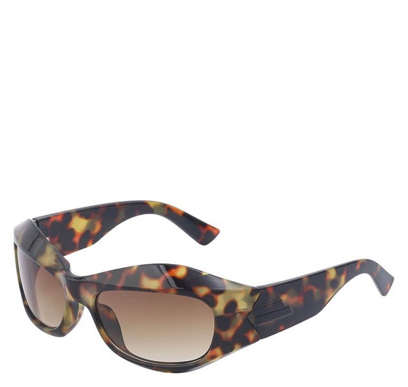 Wrap around acetate glasses