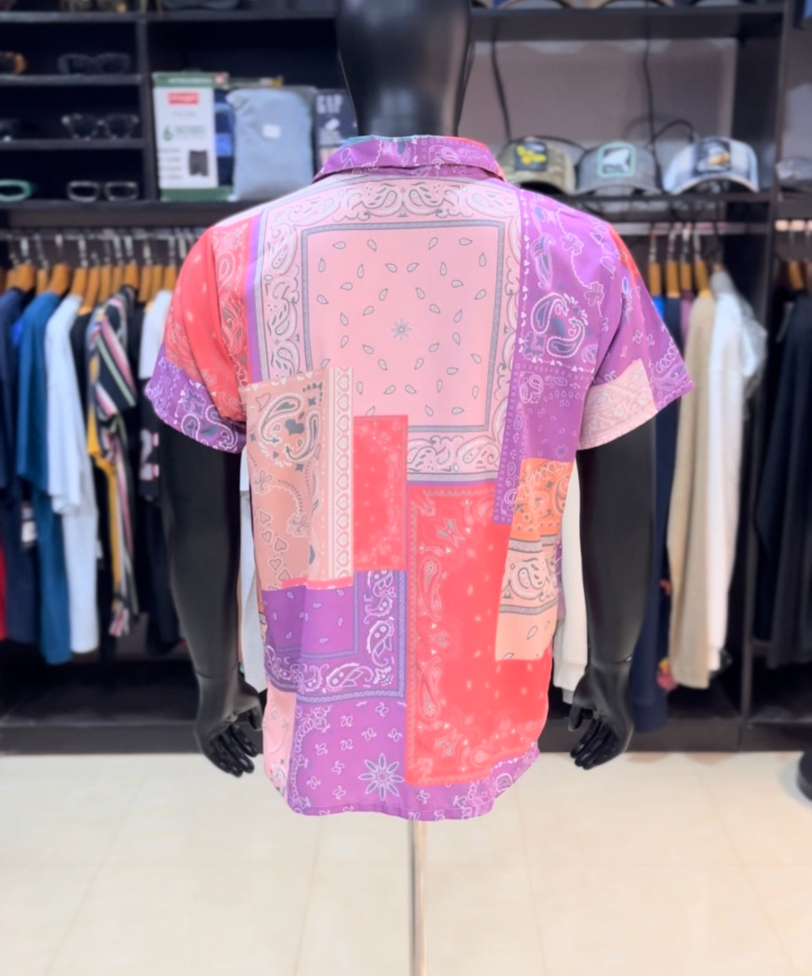 BoohooMan Paisley revere shirt