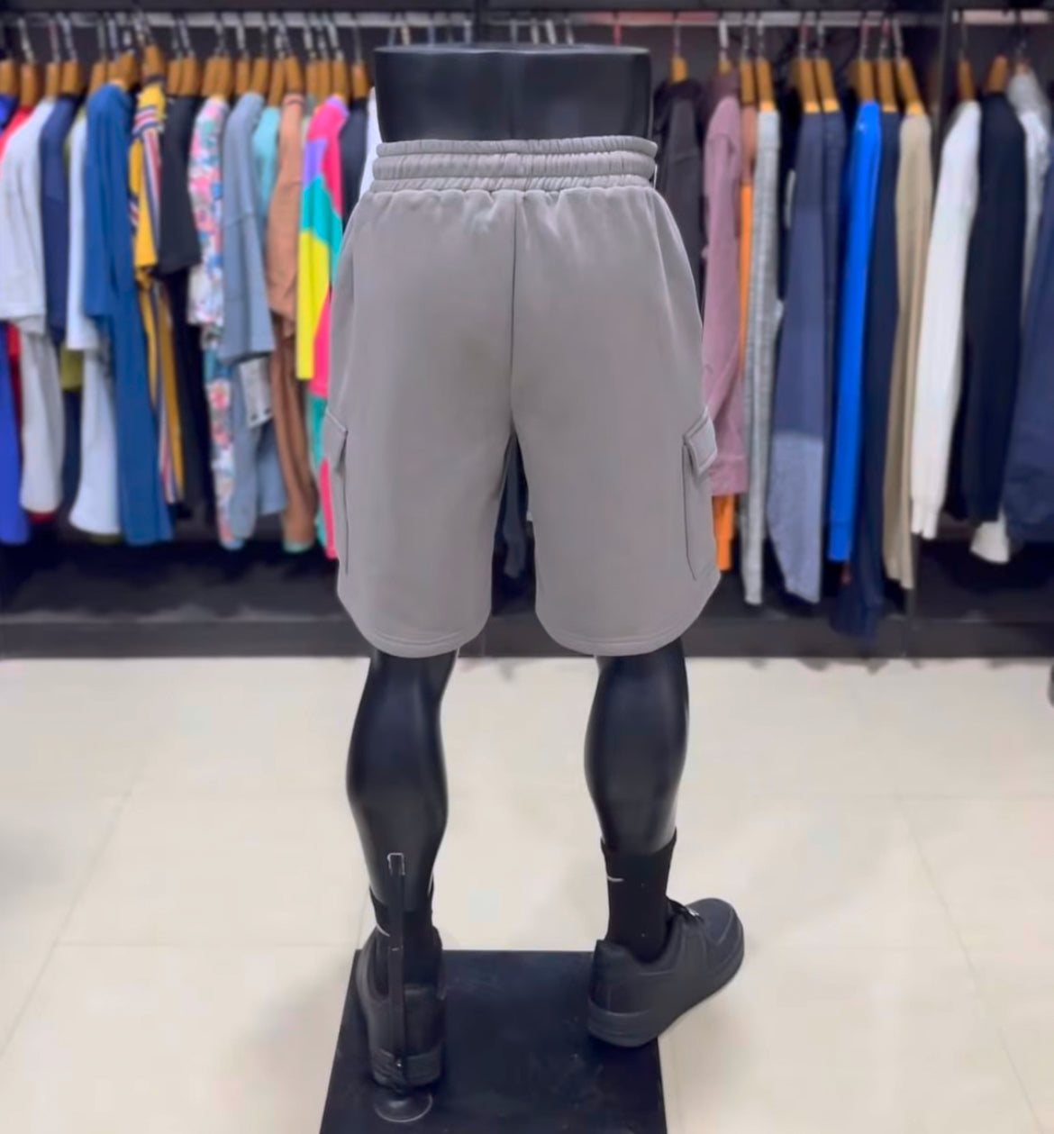 Boohoo distressed patch  cargo short