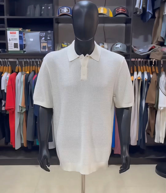 Primark knitted polo in ecru