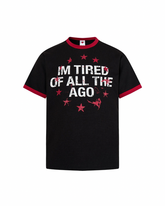 Mccann ringer tee black/red