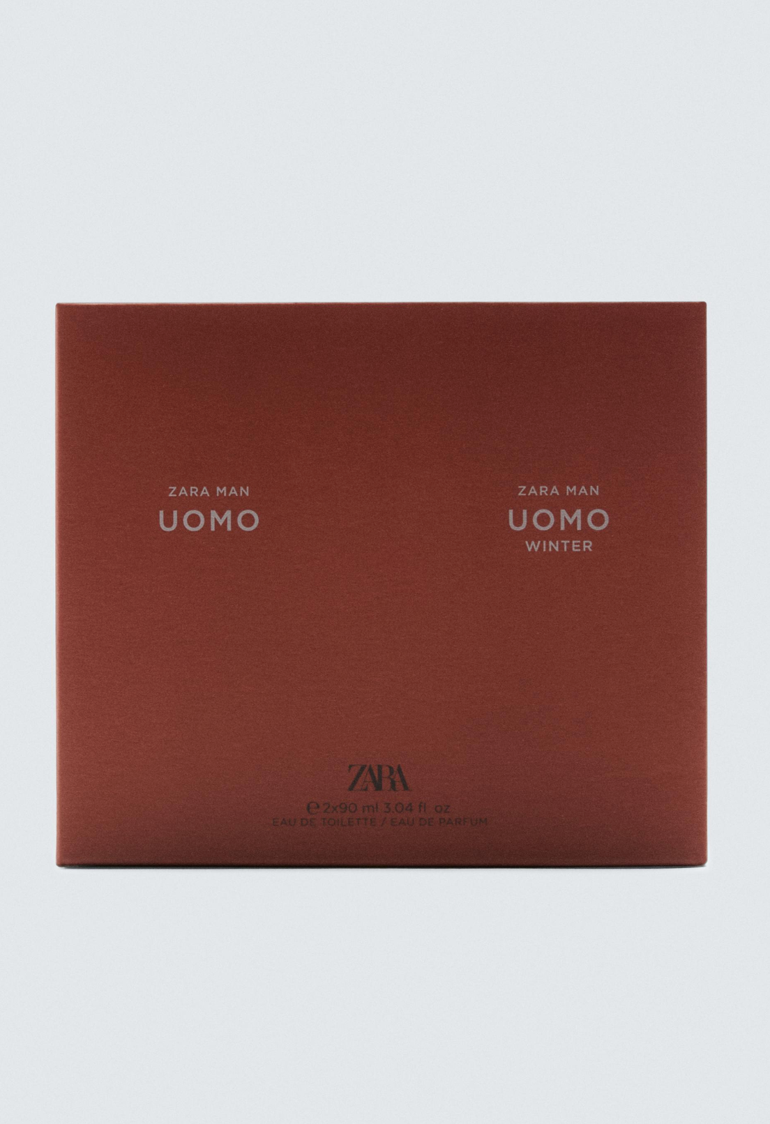 Zara UOMO EDT + UOMO WINTER EDP 2 X 90 ML perfume