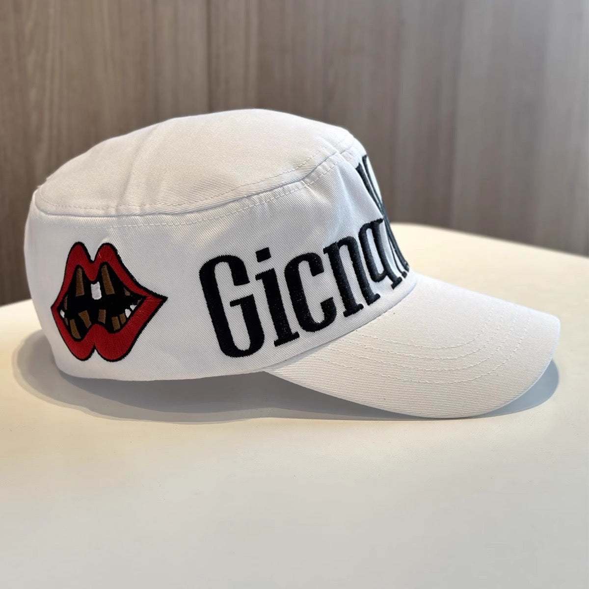 GM flat top hat