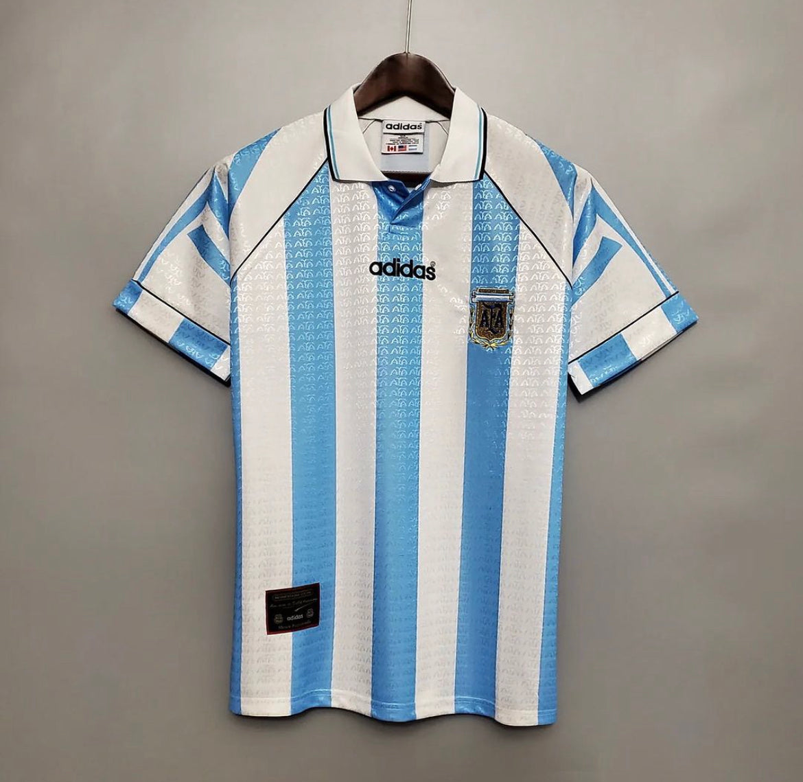 Argentina 1996 Home retro Jersey RTRJSY002