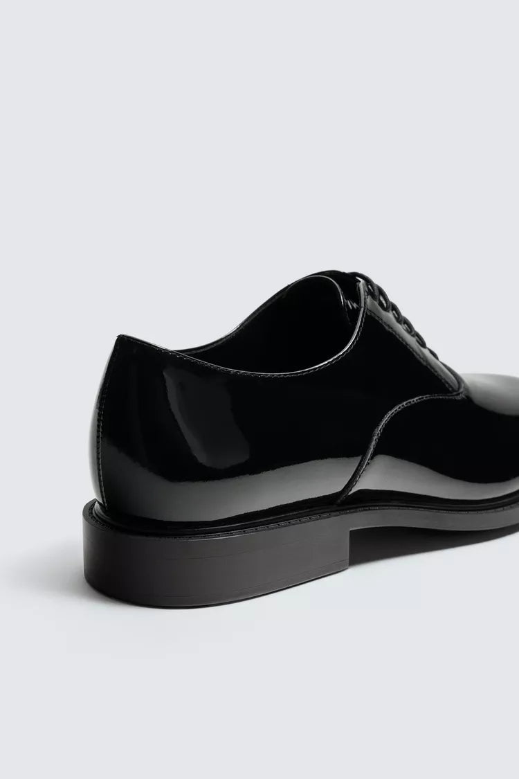 Zara FAUX-PATENT DRESS SHOES