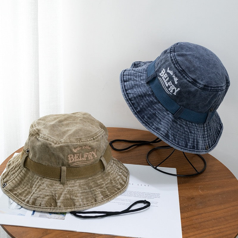 Bellfry utility washed bucket hat