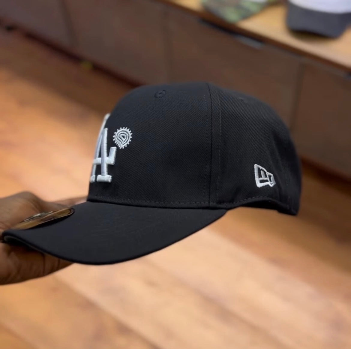 LA paisley patch snapback cap