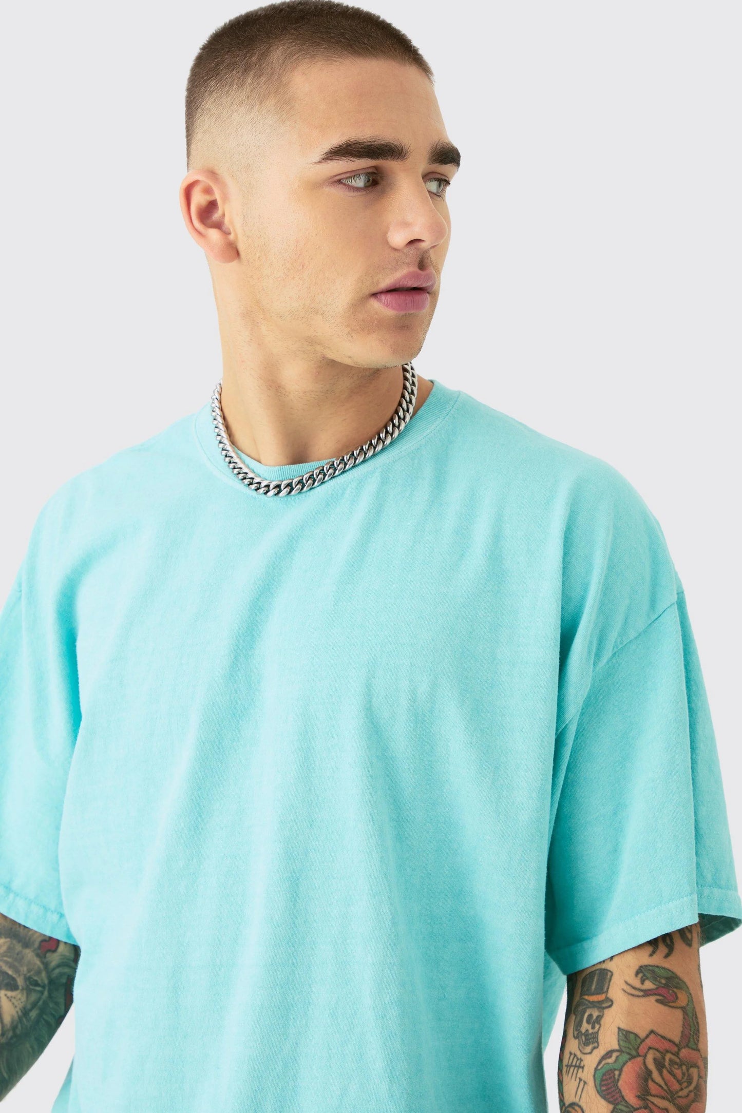 Boohoo oversized washed tee