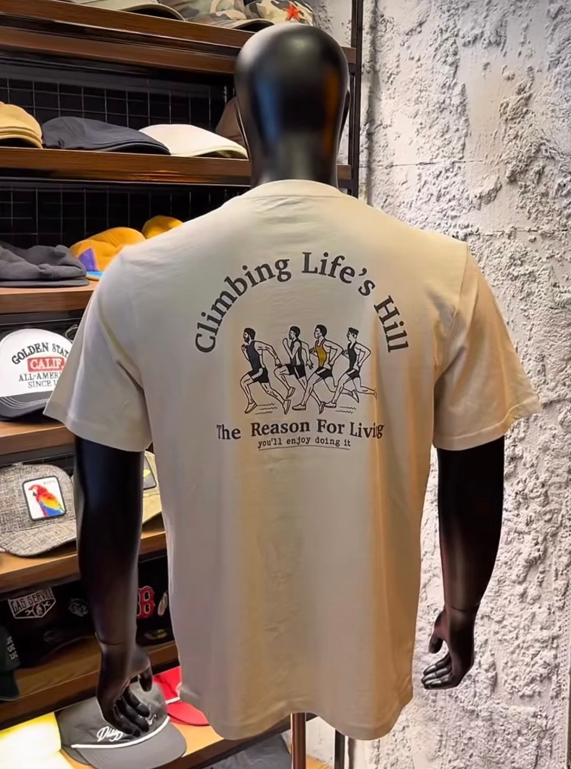 Garage climbing tee