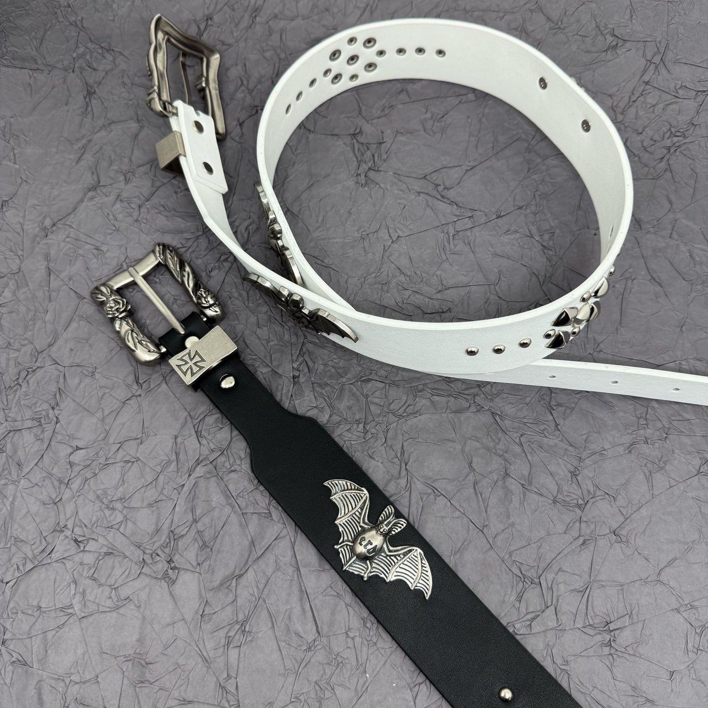 Stoned goth belt