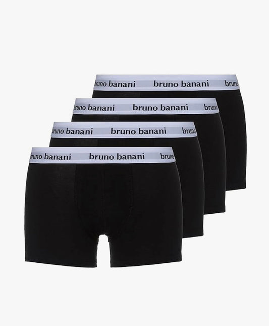 Bruno banani pack of 4 premium boxer in black