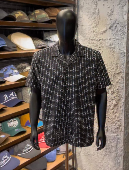 Zudio color mix cotton revere shirt
