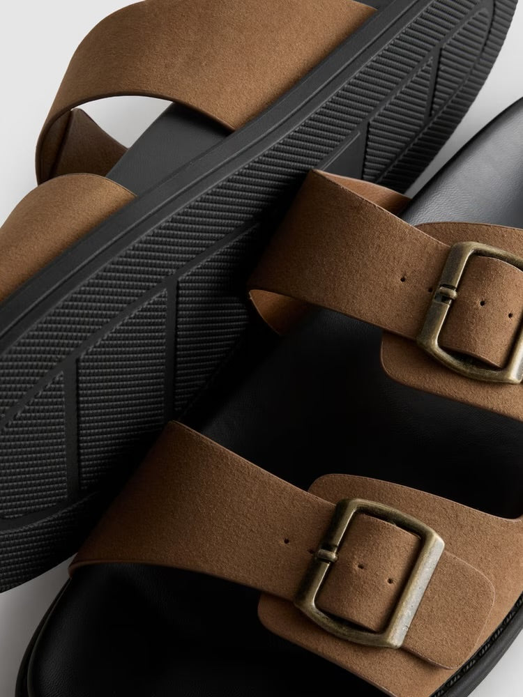 Two-Strap primark Sandals in brown