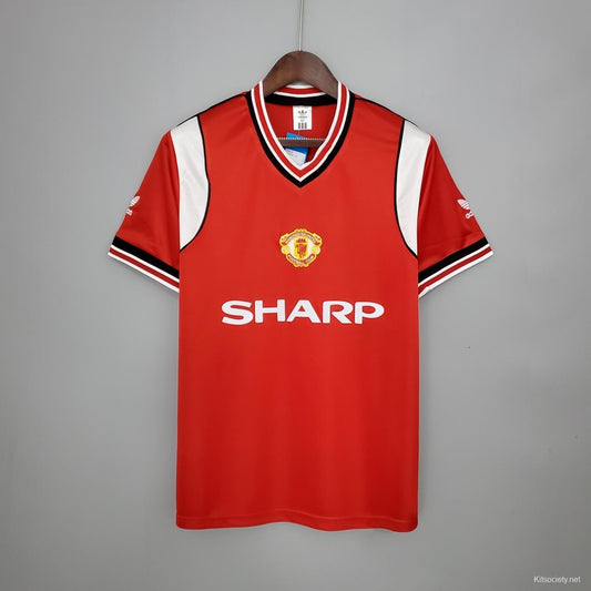 Manchester United 85/86 home Soccer retro Jersey