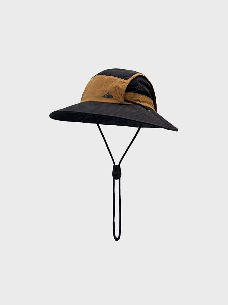 Hiking panel bucket hat