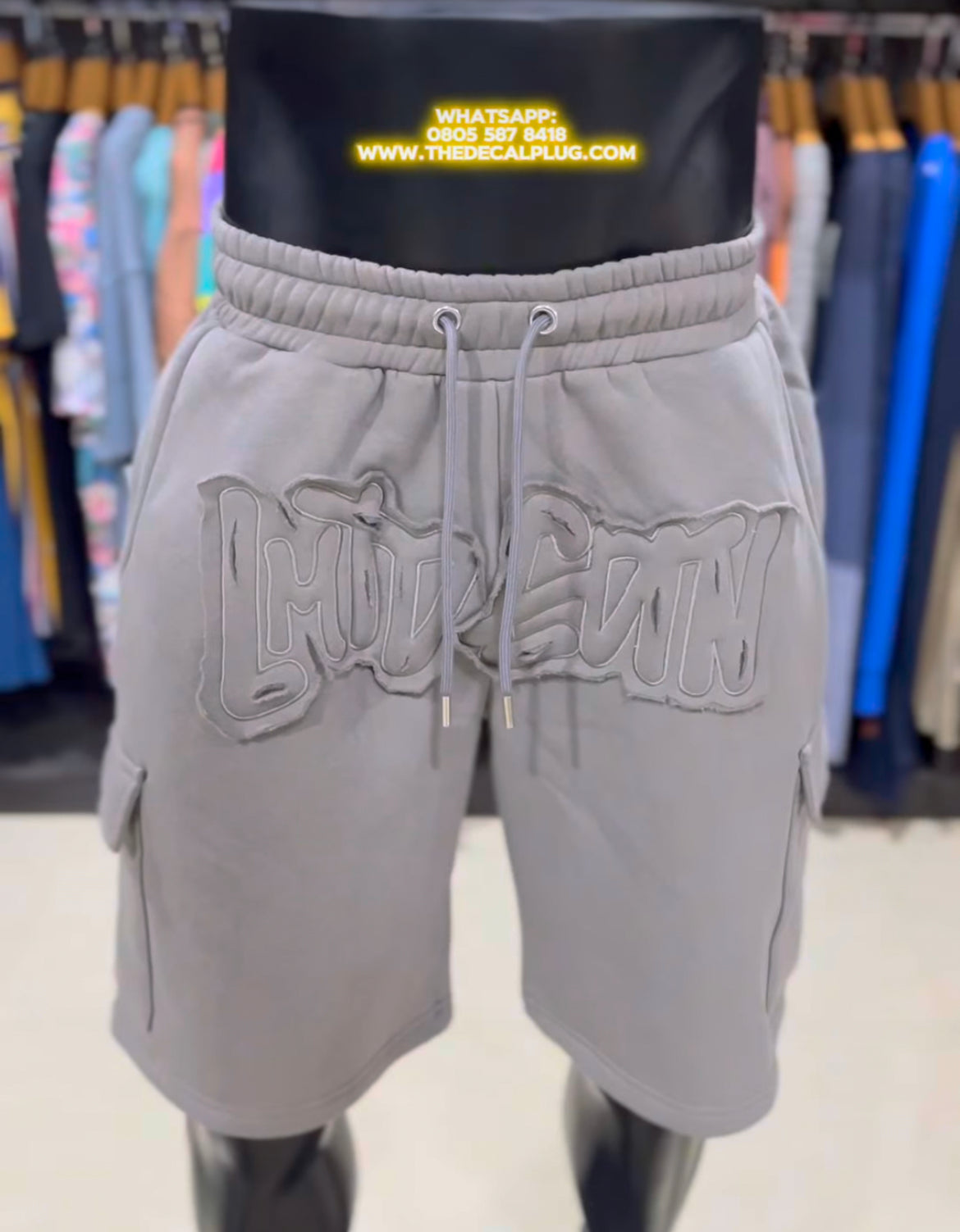 Boohoo distressed patch  cargo short