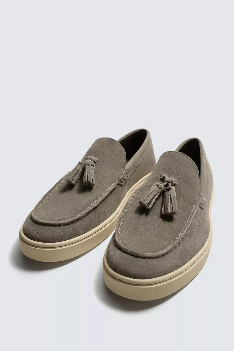Zara tassel loafers