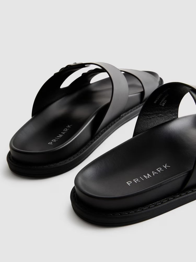 Two-Strap primark Sandals in black