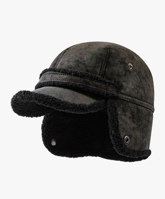 Mixed Fleece trapper hat