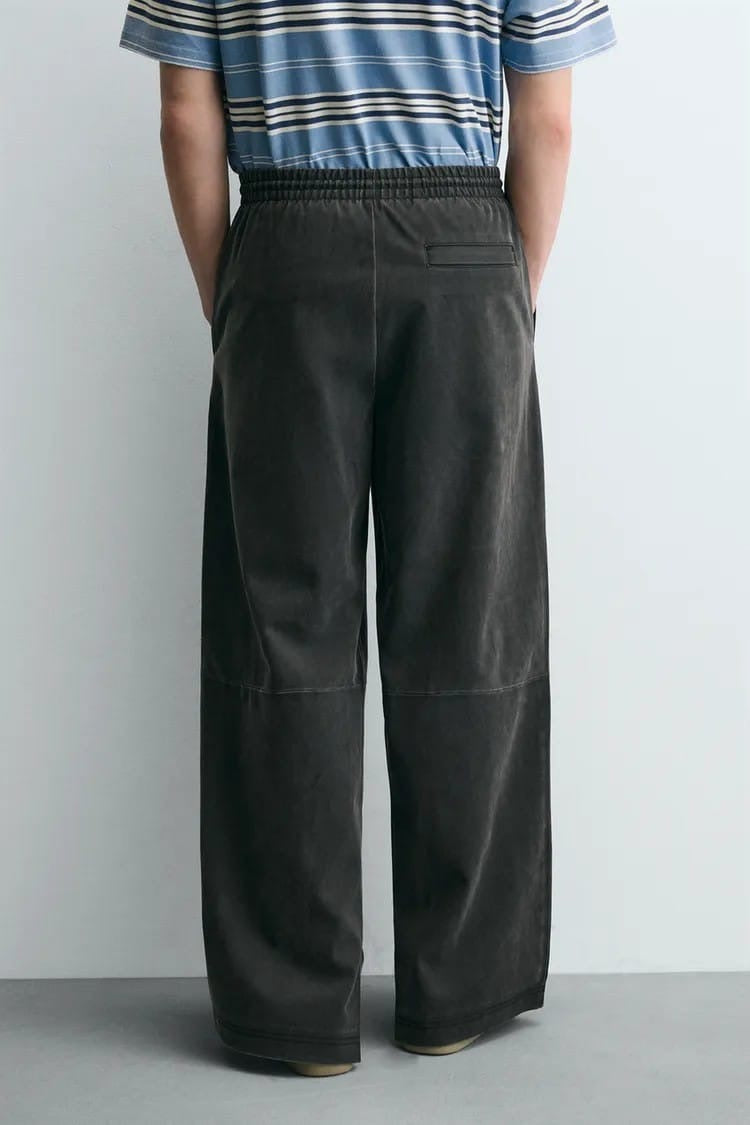 Zara studded relaxed fit pants