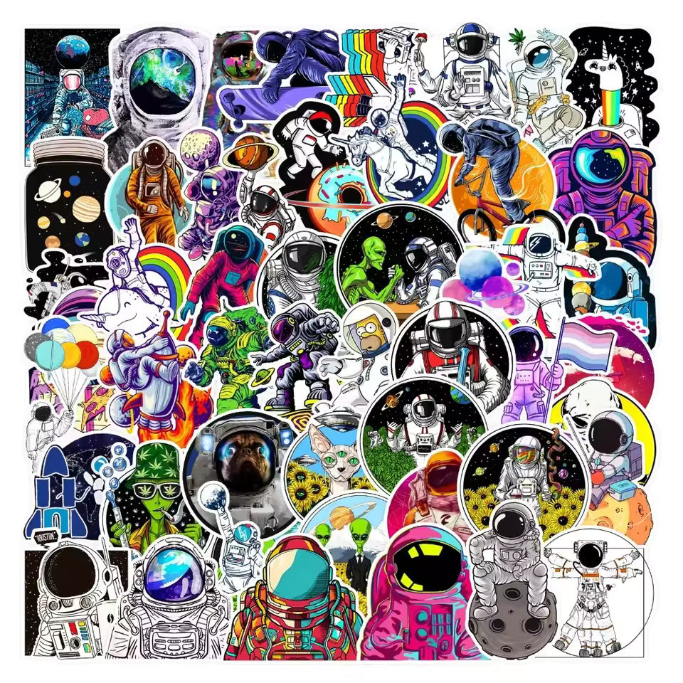 Cosmos pack of 100 stickers