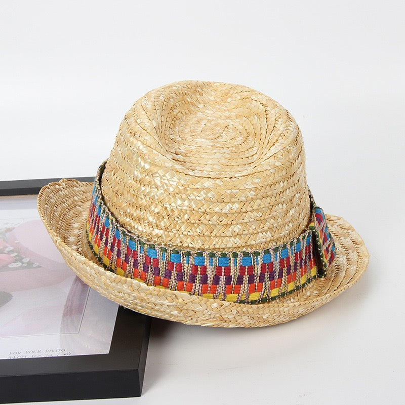Hard straw hat