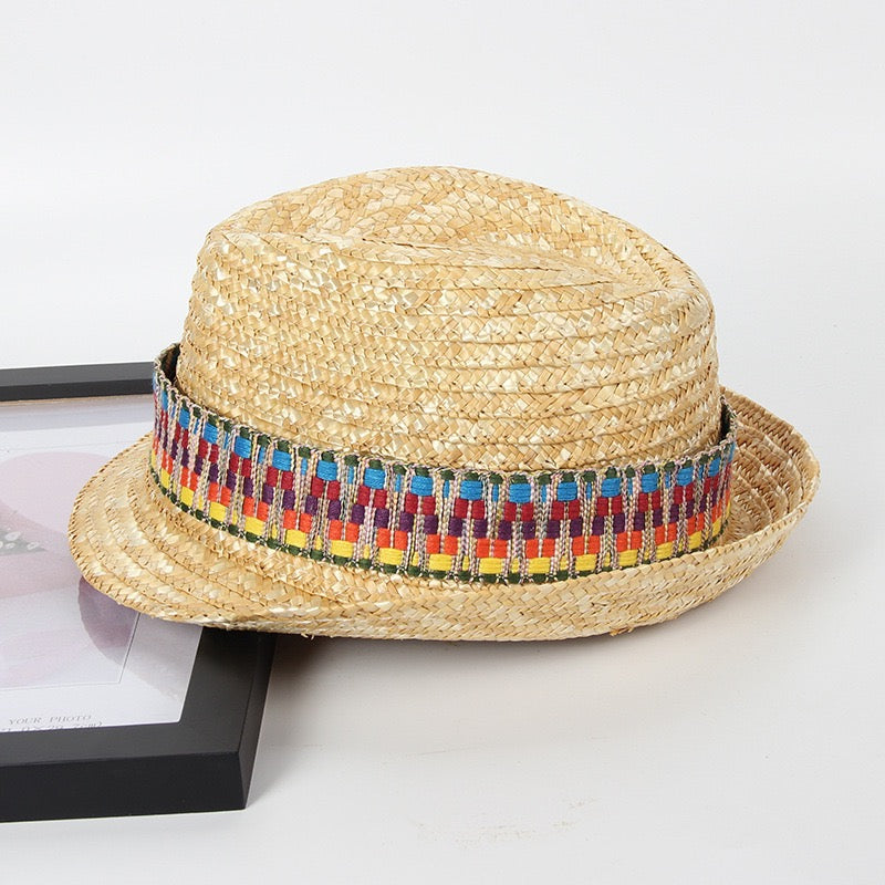 Hard straw hat