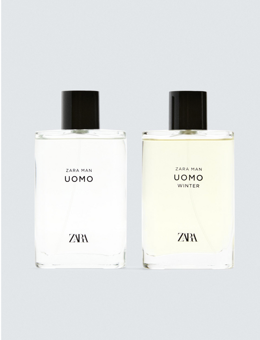 Zara UOMO EDT + UOMO WINTER EDP 2 X 90 ML perfume