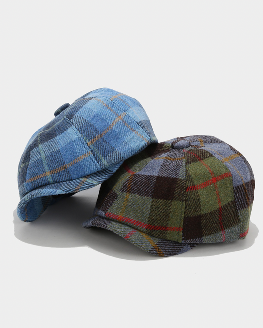 Plaid gatsby hat