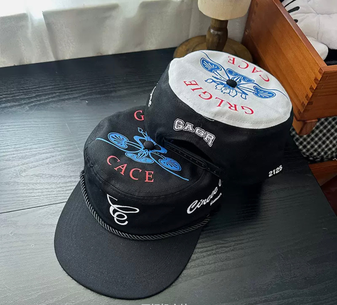 Cage flat top hat