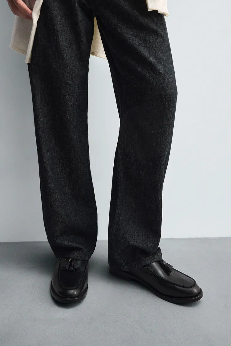Zara tassel loafers