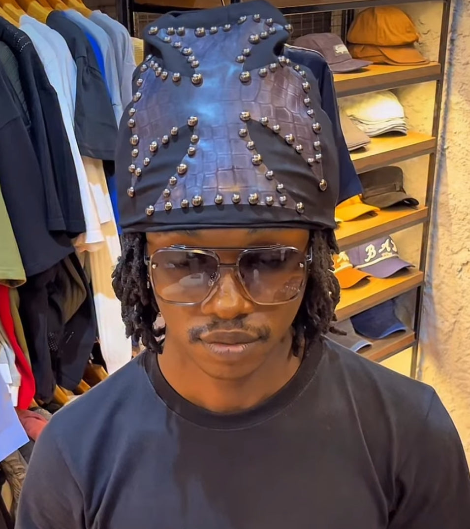 Goth skull cap