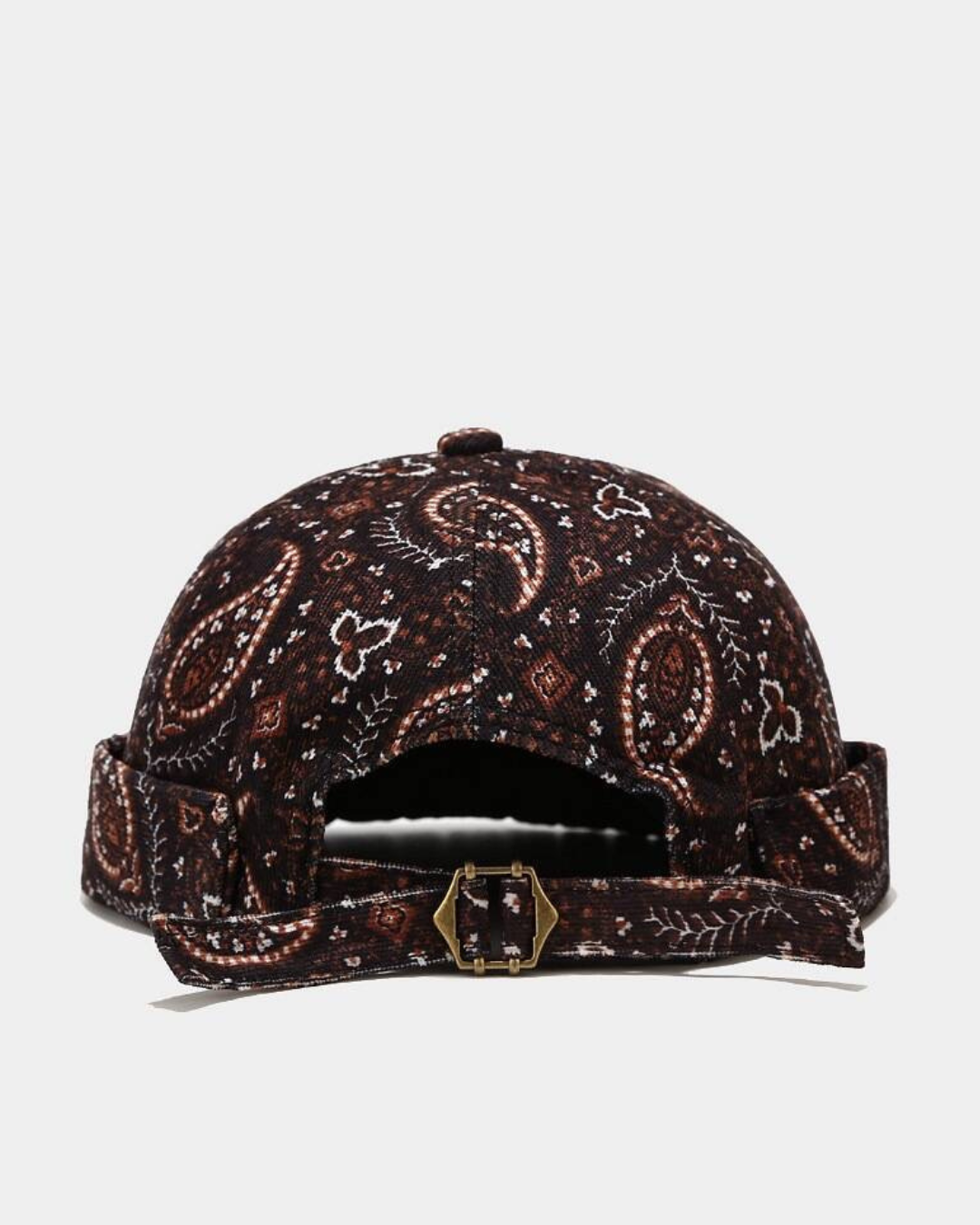 Paisley print docker hat