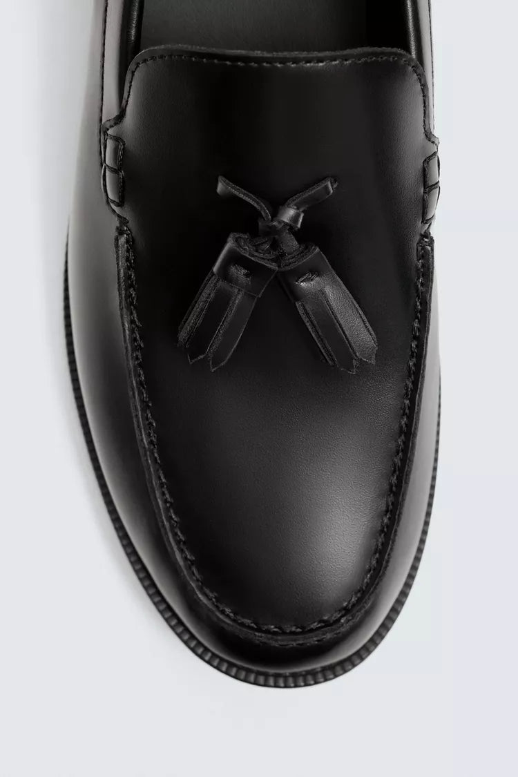 Zara tassel loafers