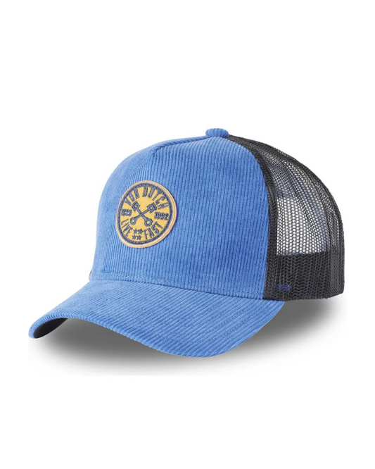 VonDutch VD mech corduroy blue trucker