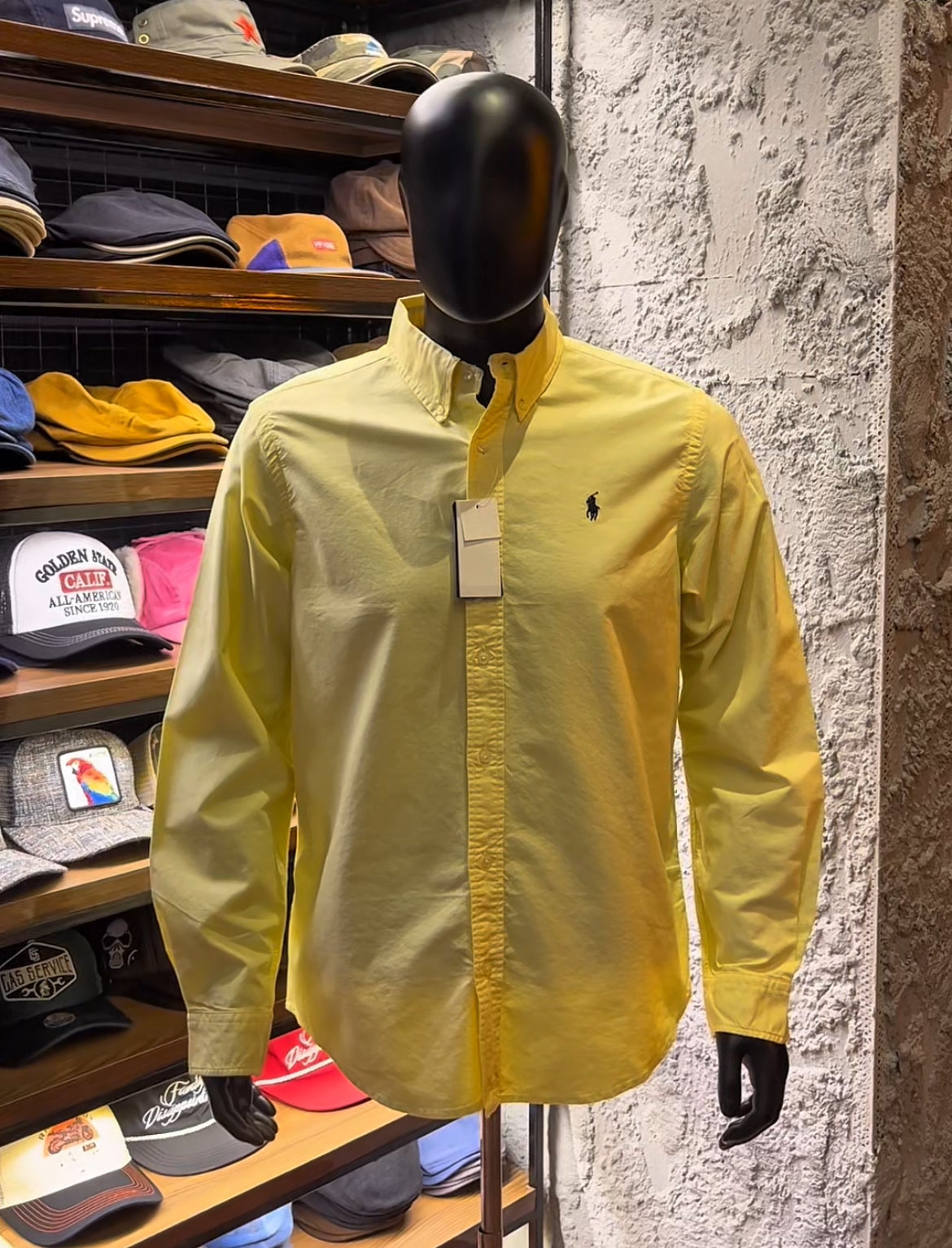Oxford icon logo long sleeve shirt