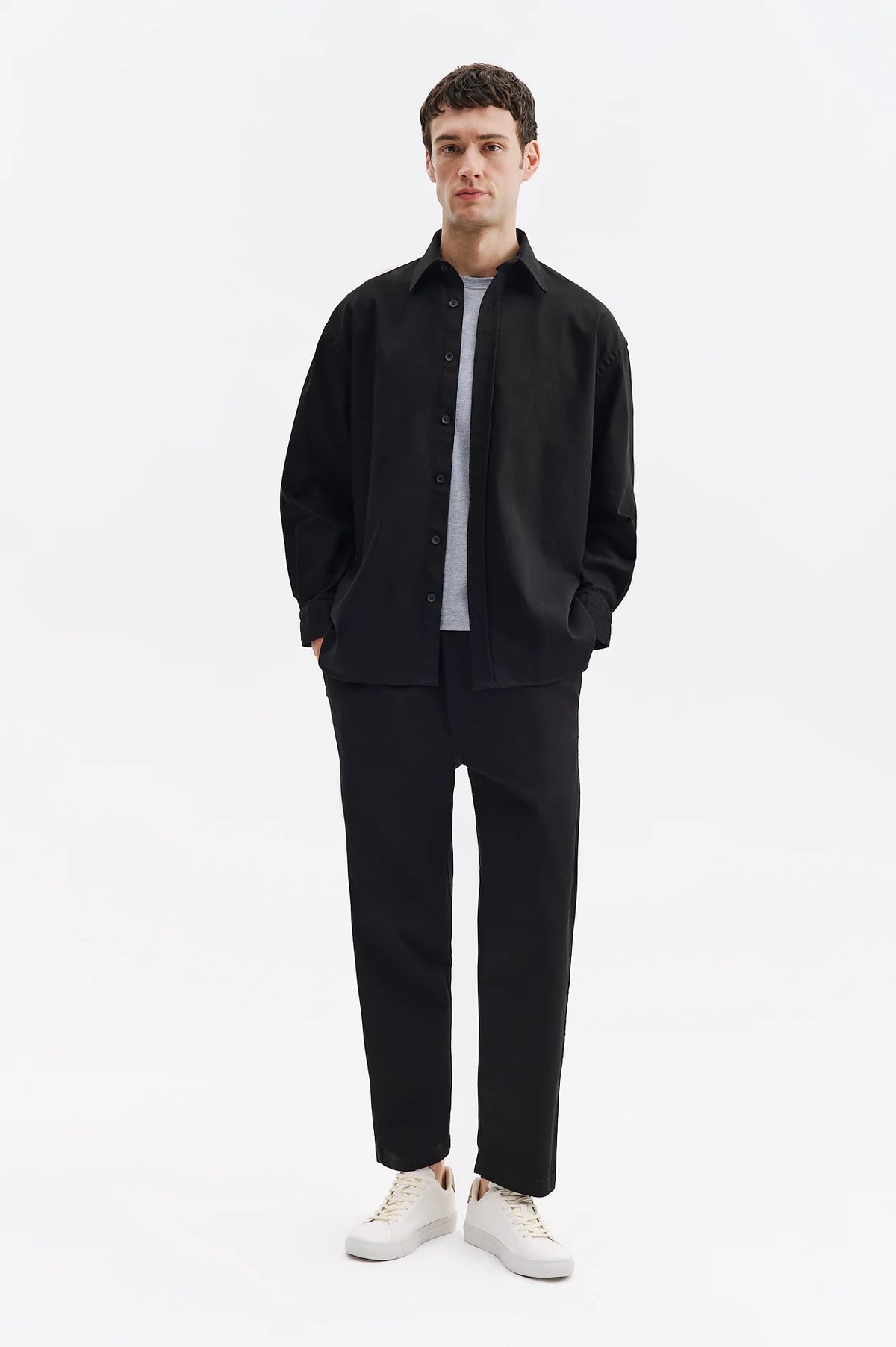 Giesto cotton set in black