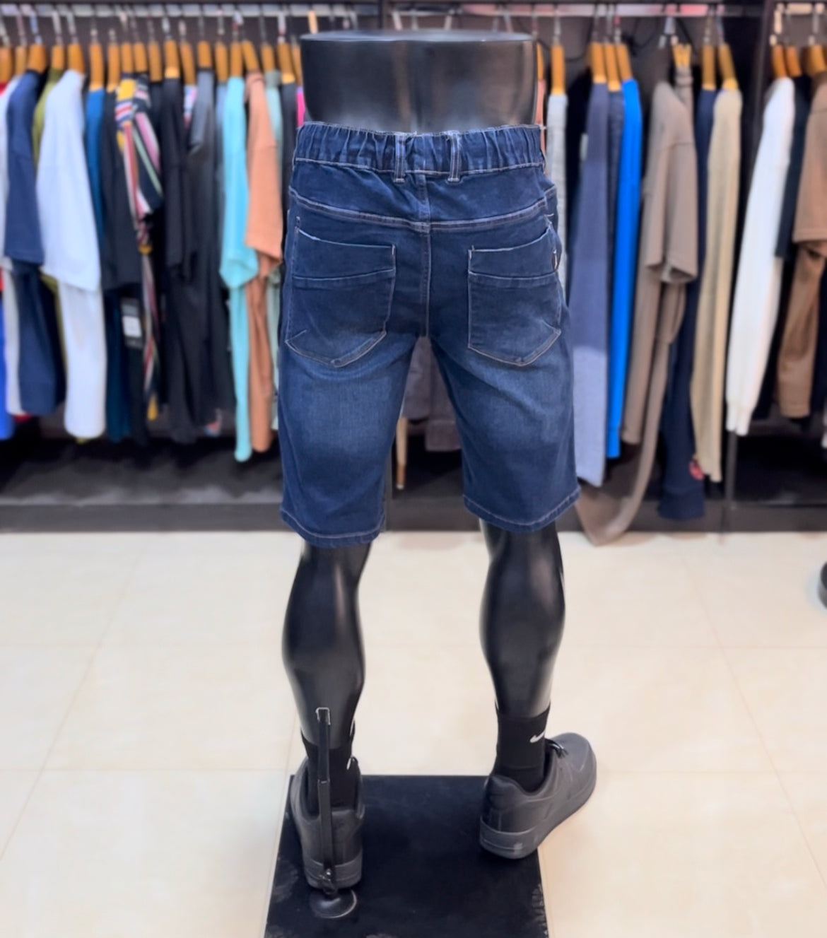 Dnm works jorts in blue