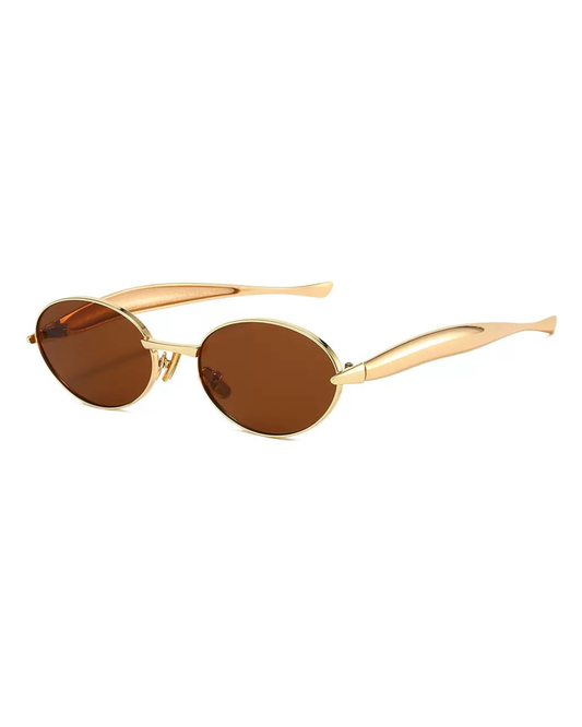 Metal round lens glasses