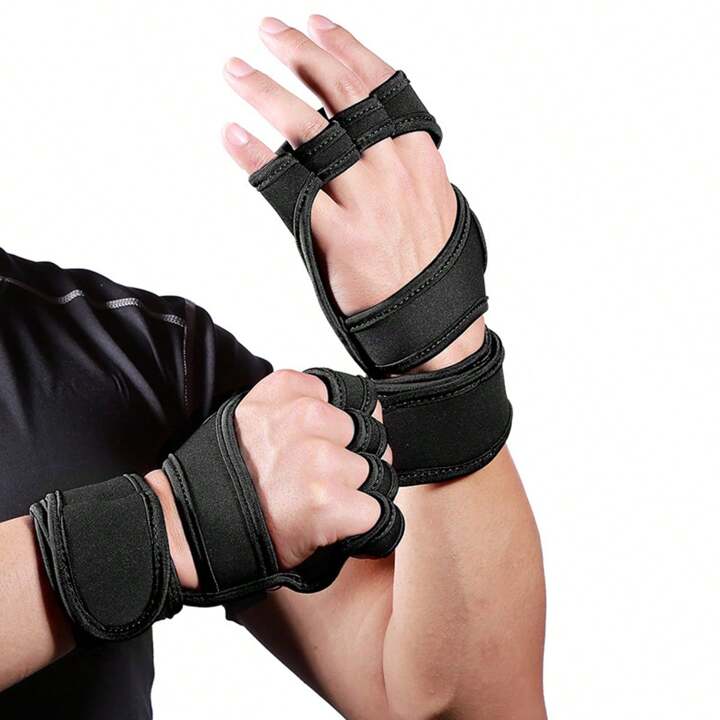 Half finger gym gloves