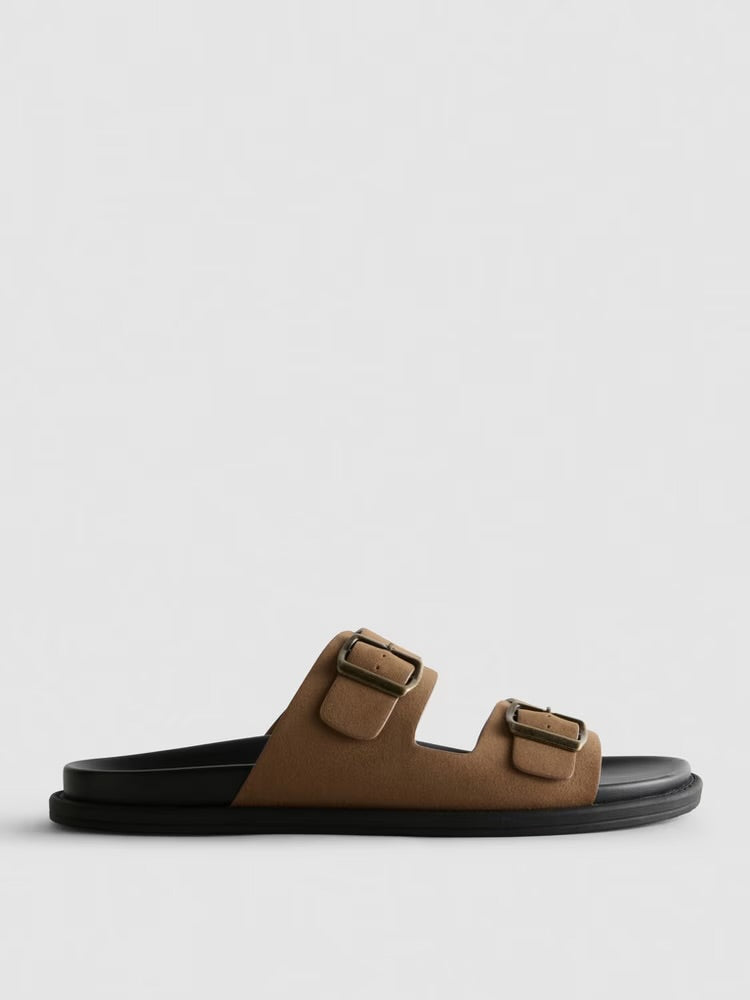 Two-Strap primark Sandals in brown