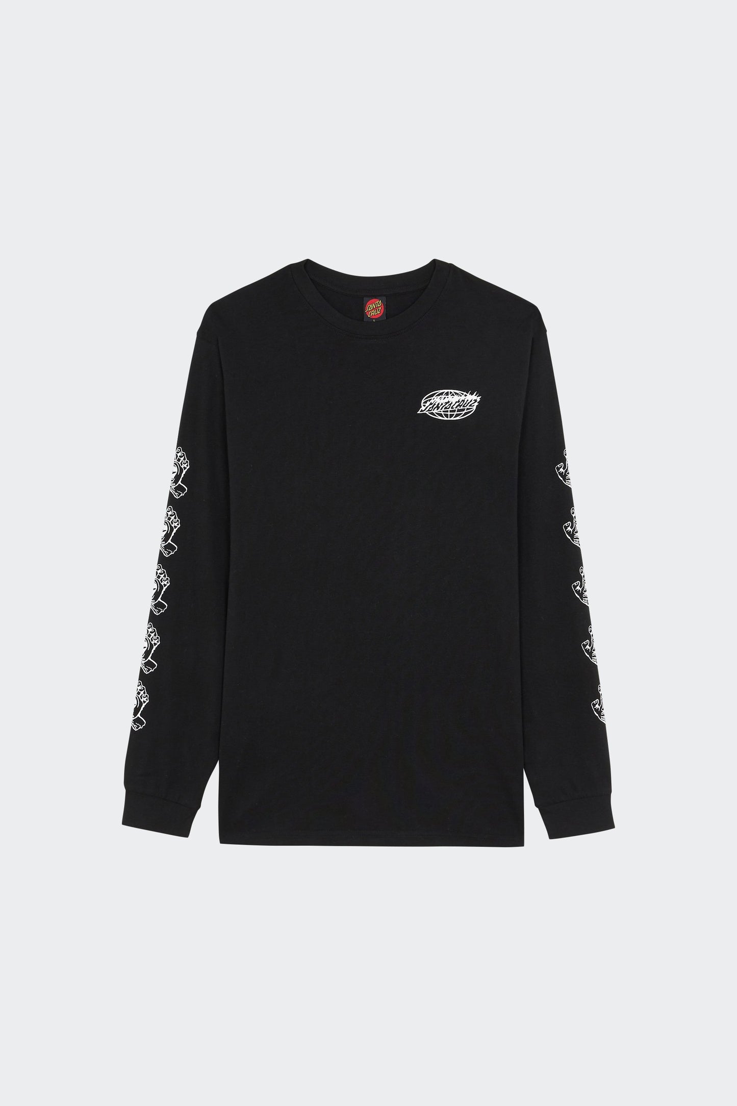 Santa Cruz Sc flame globe longsleeve tee