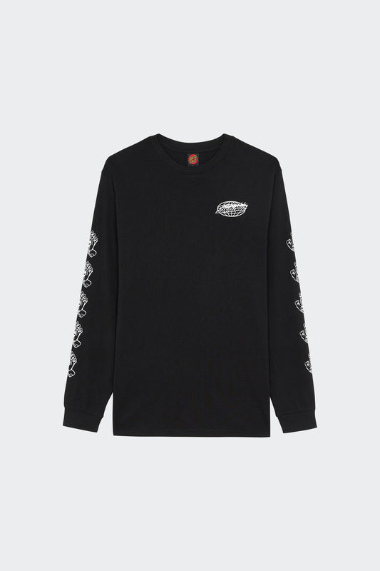 Santa Cruz Sc flame globe longsleeve tee