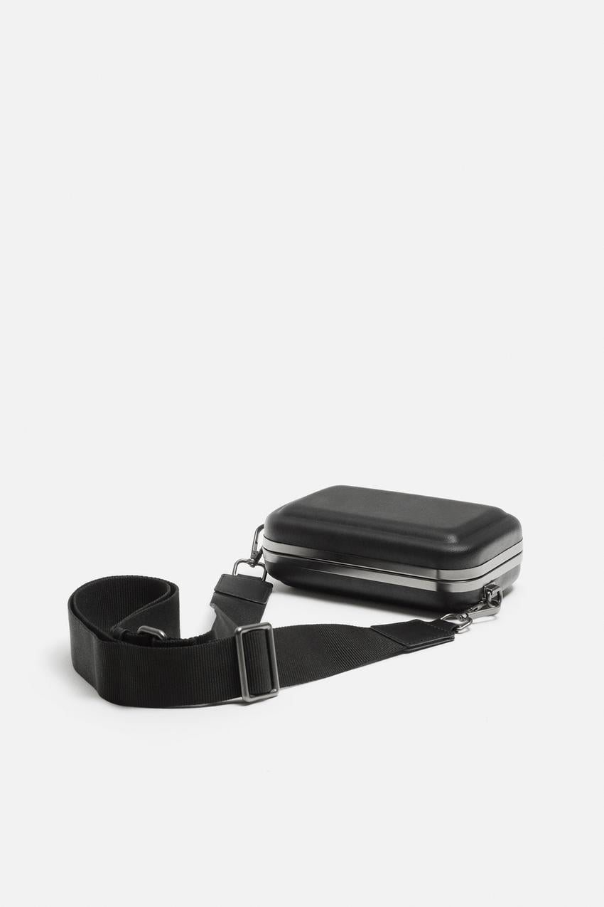 Zara Rigid magnetic clasp crossbody bag