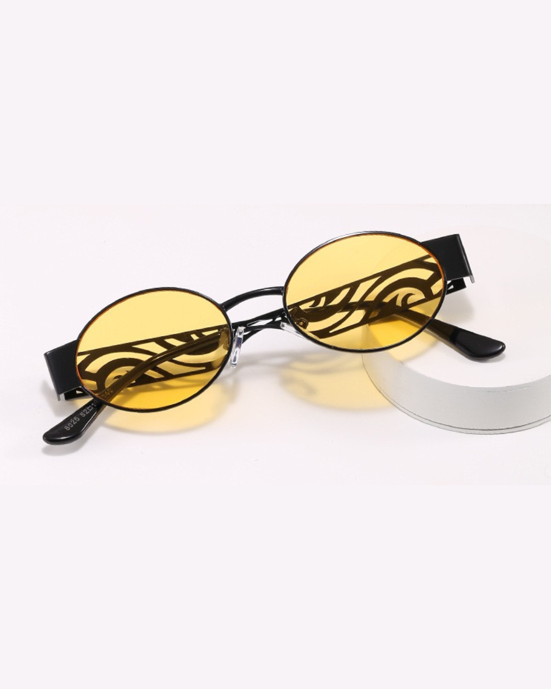 Round metal design glasses